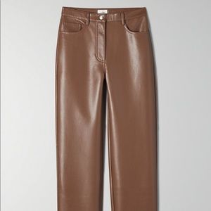 Aritizia Melina Leather Pants